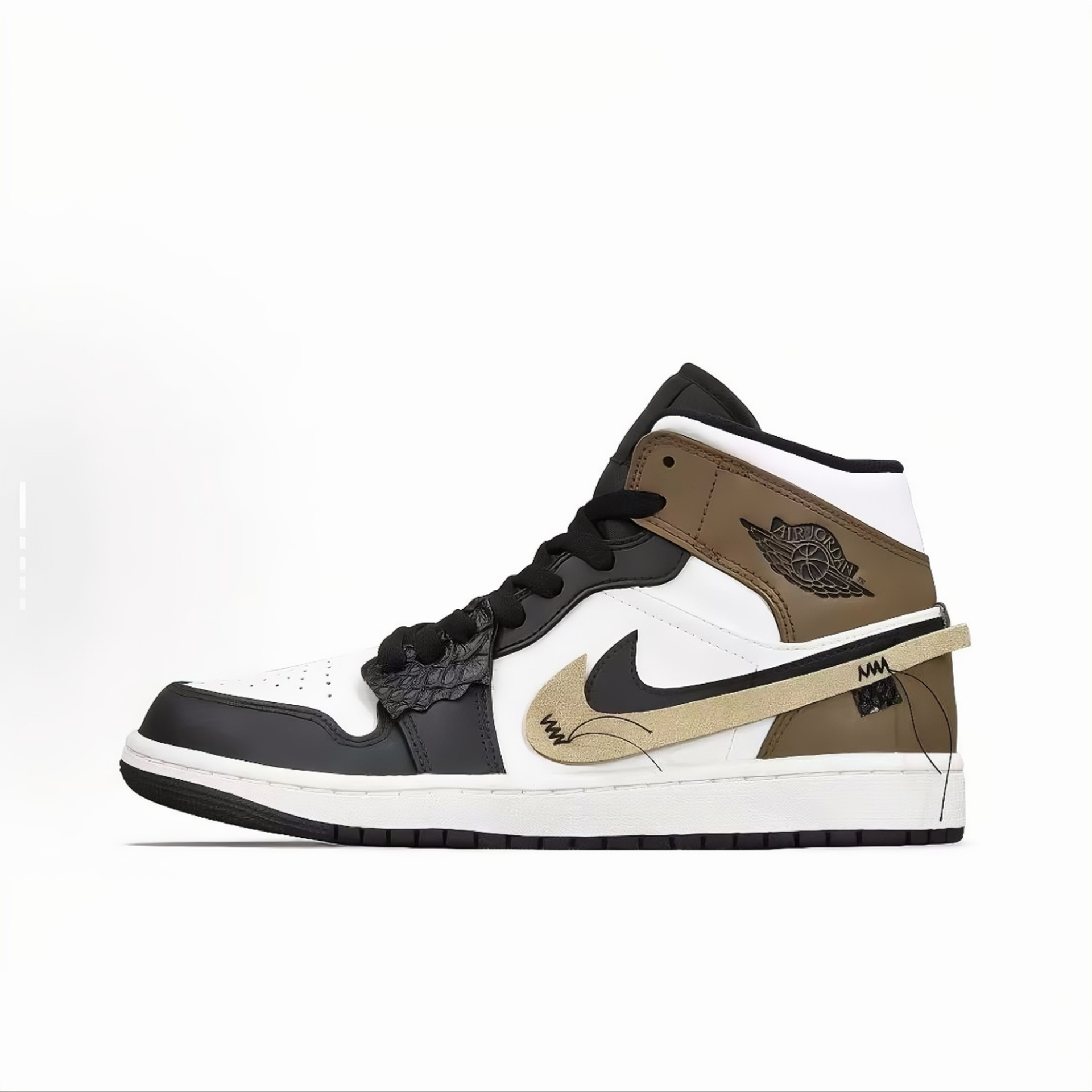 Nike GS Air Jordan 1 Mid Double Hook Design<br>ナイキ GS エアジョーダン1 ミッド ダブルフック設計