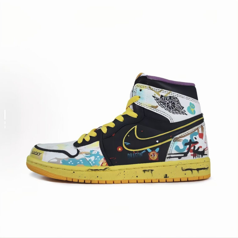 Nike Air Jordan 1 High OG “Brotherhood” Graffiti the Year of the Loong<br>ナイキ エアジョーダン1 ハイ OG “ブラザーフッド”竜年の落書き