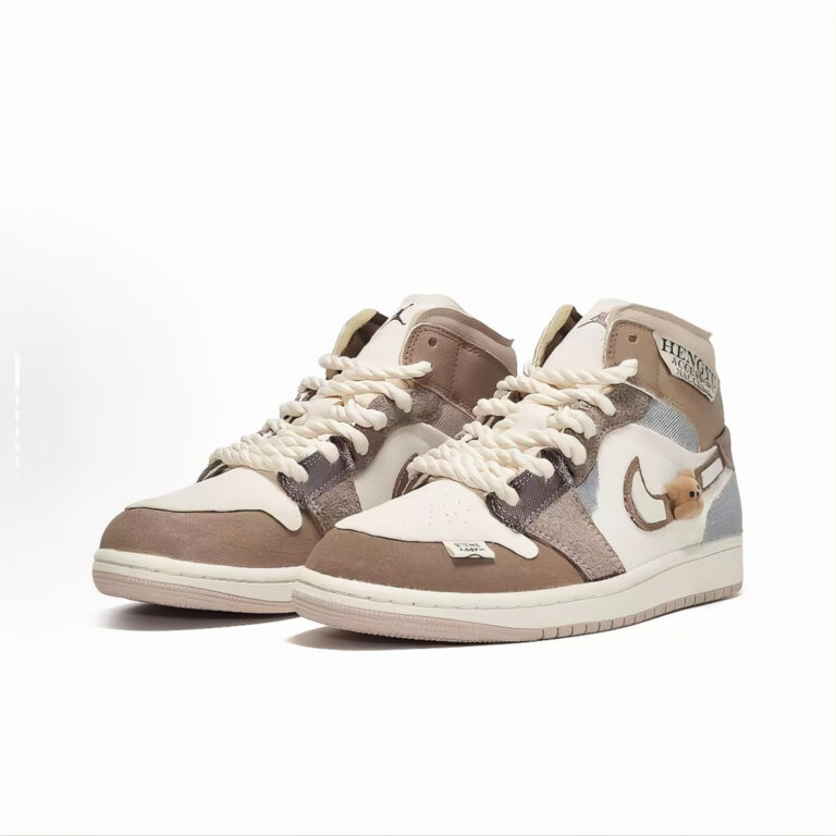 Jordan Air Jordan 1 CUS ID：デコンストラクチャード × 立体ベア × デニム、ヴィンテージ感あふれる万能スニーカー